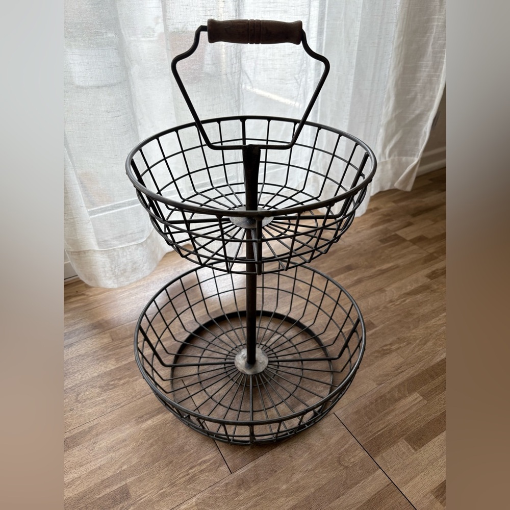 Crate and Barrel Fruit Basket